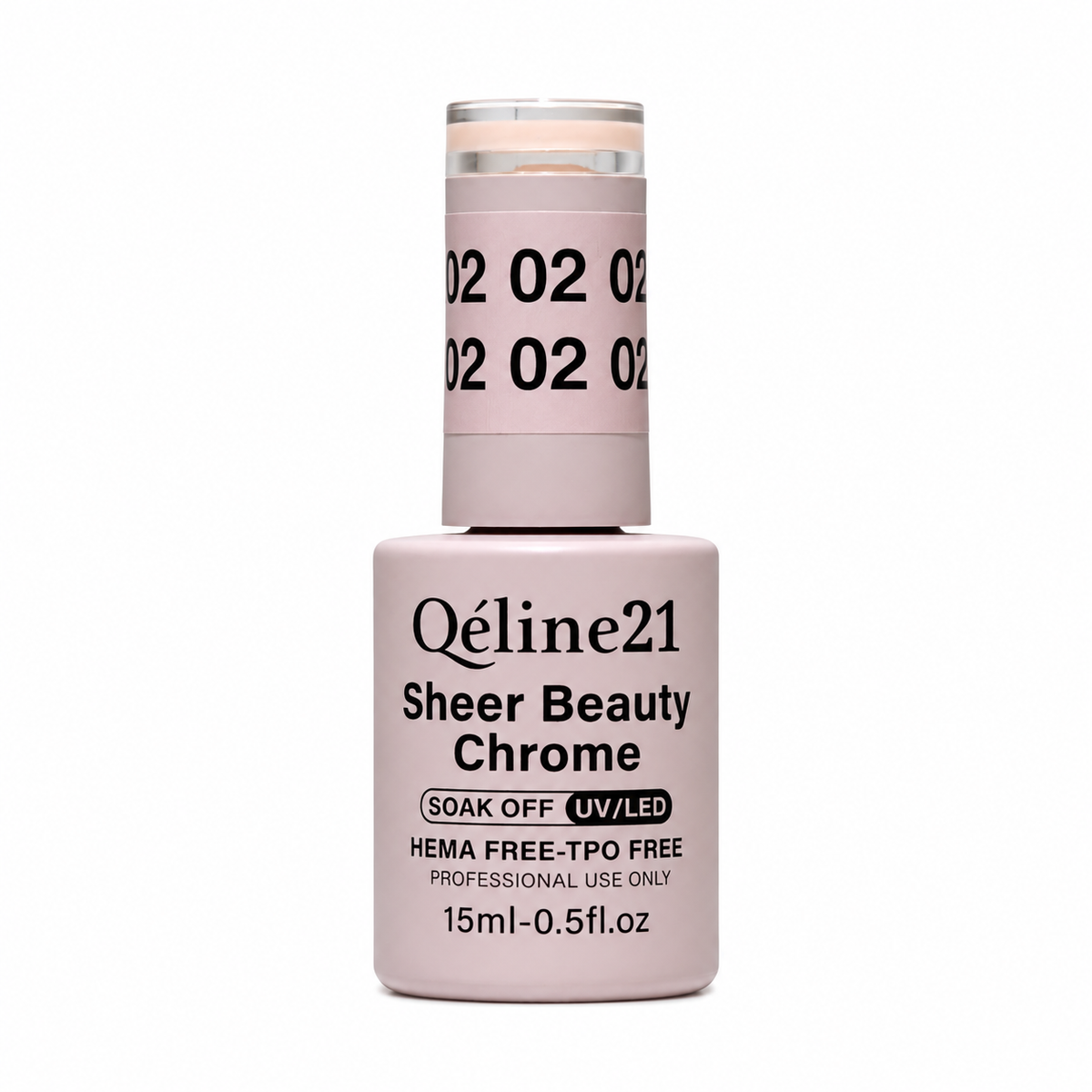 QUEEN 21 - Qéline 21 Sheer Beauty Chrome #02 - Bottle 15ml/0.5 fl.Oz