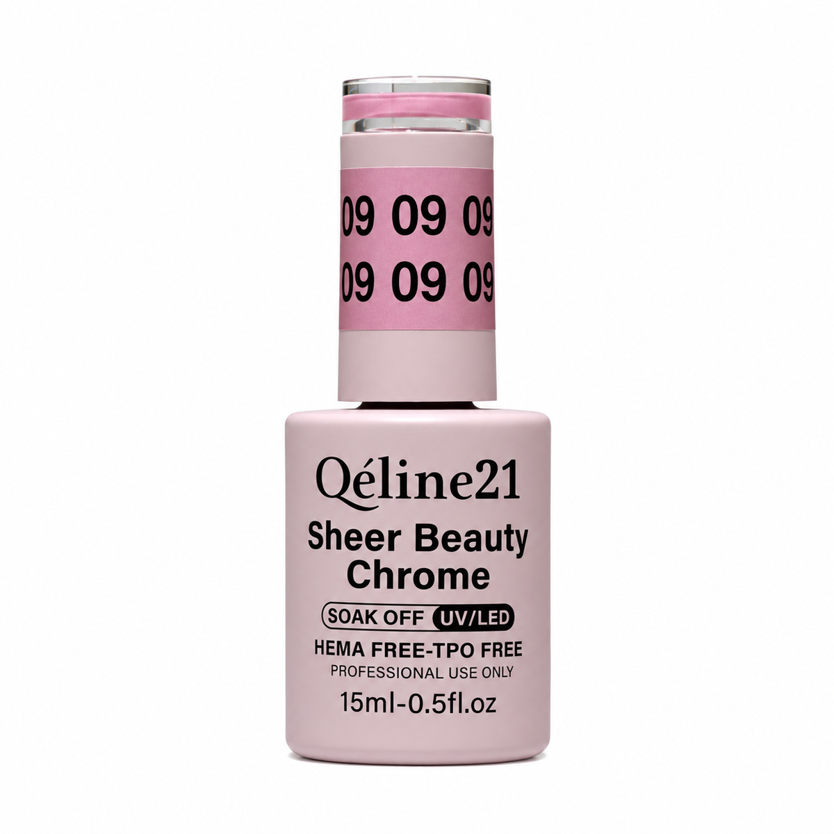 QUEEN 21 - Qéline 21 Sheer Beauty Chrome #09 - Bottle 15ml/0.5 fl.Oz