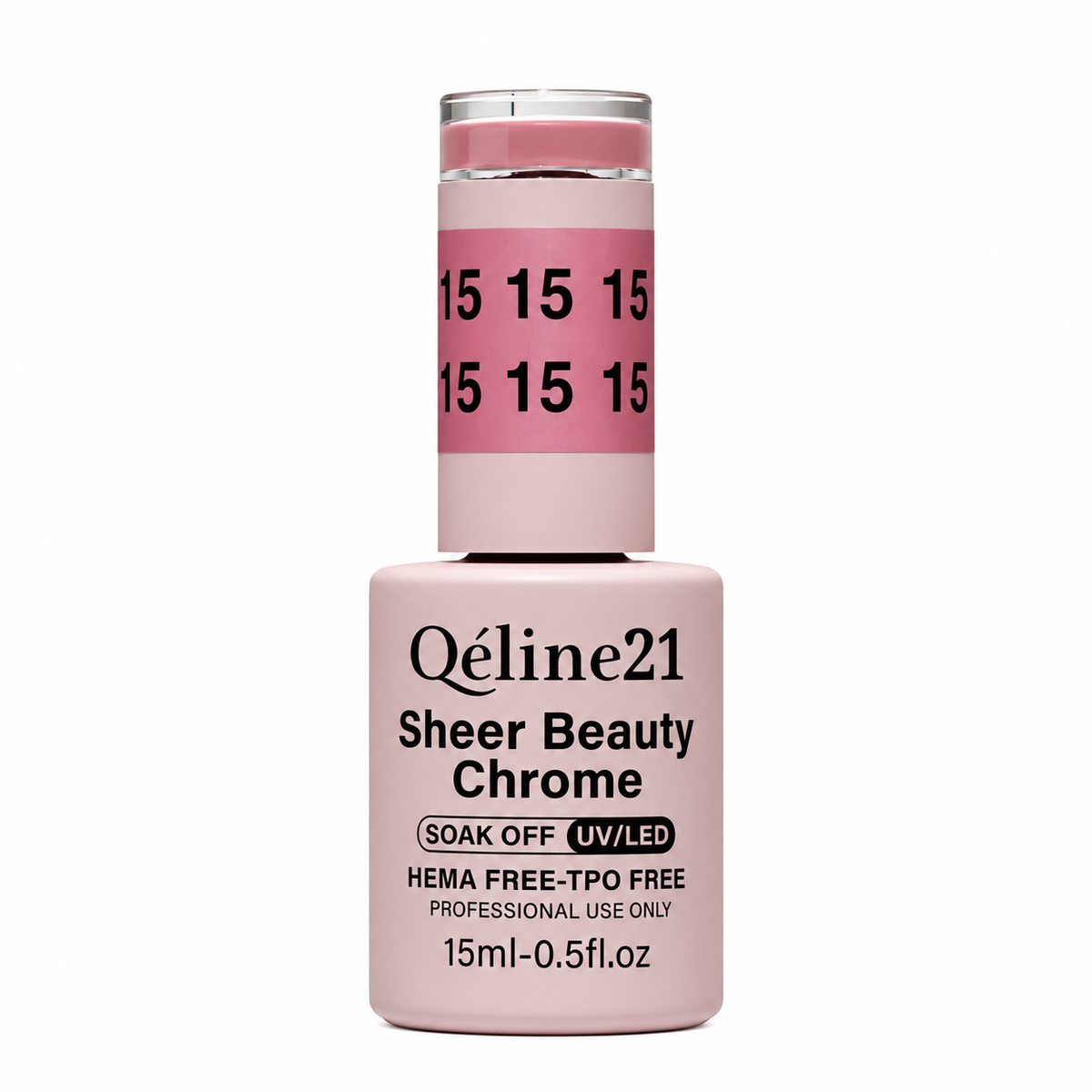 QUEEN 21 - Qéline 21 Sheer Beauty Chrome #15 - Bottle 15ml/0.5 fl.Oz