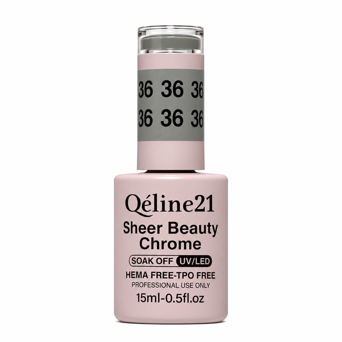 QUEEN 21 - Qéline 21 Sheer Beauty Chrome #36 - Bottle 15ml/0.5 fl.Oz