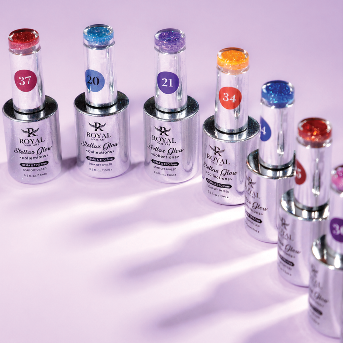 ROYAL NAIL ART - Stellar Glow Collection - 48 Colors