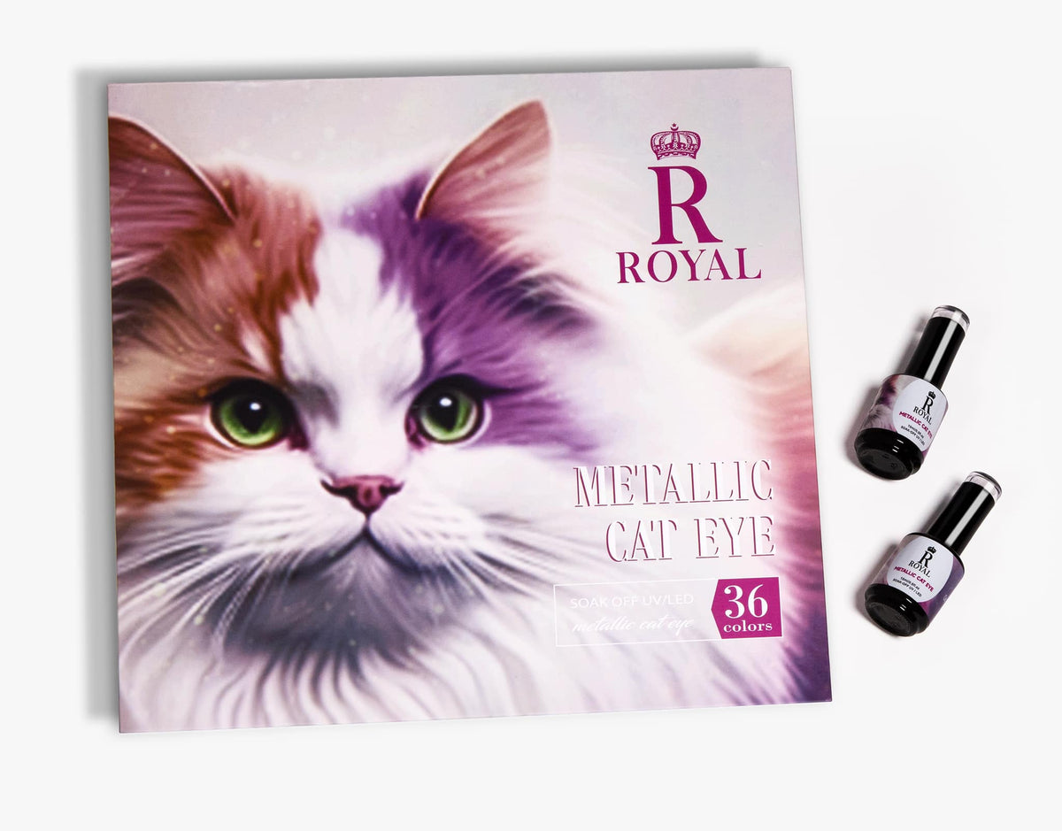 ROYAL NAIL ART - METALLIC CAT EYE COLLECTION | 36 COLORS