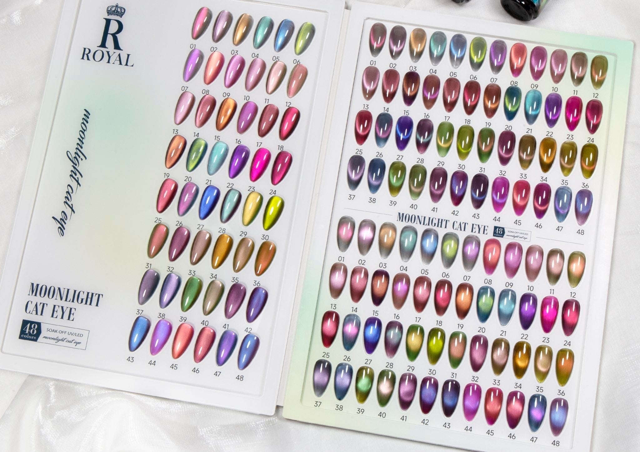 ROYAL NAIL ART - MOONLIGHT CAT EYE COLLECTION | 48 COLORS