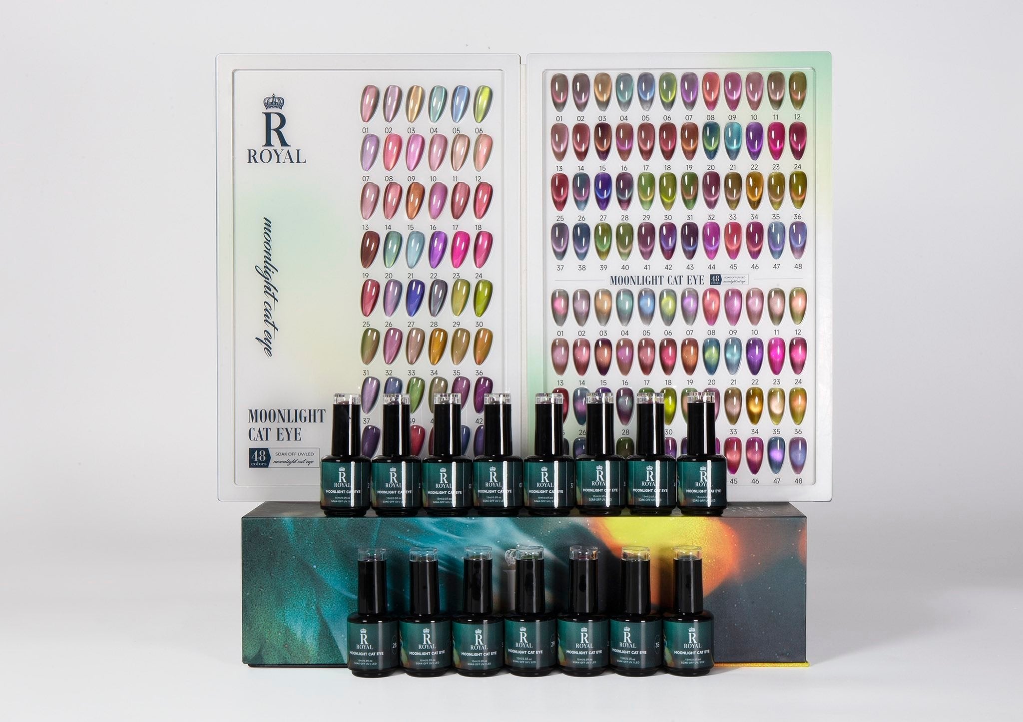 ROYAL NAIL ART - MOONLIGHT CAT EYE BOTTLE 15ML | 48 COLORS