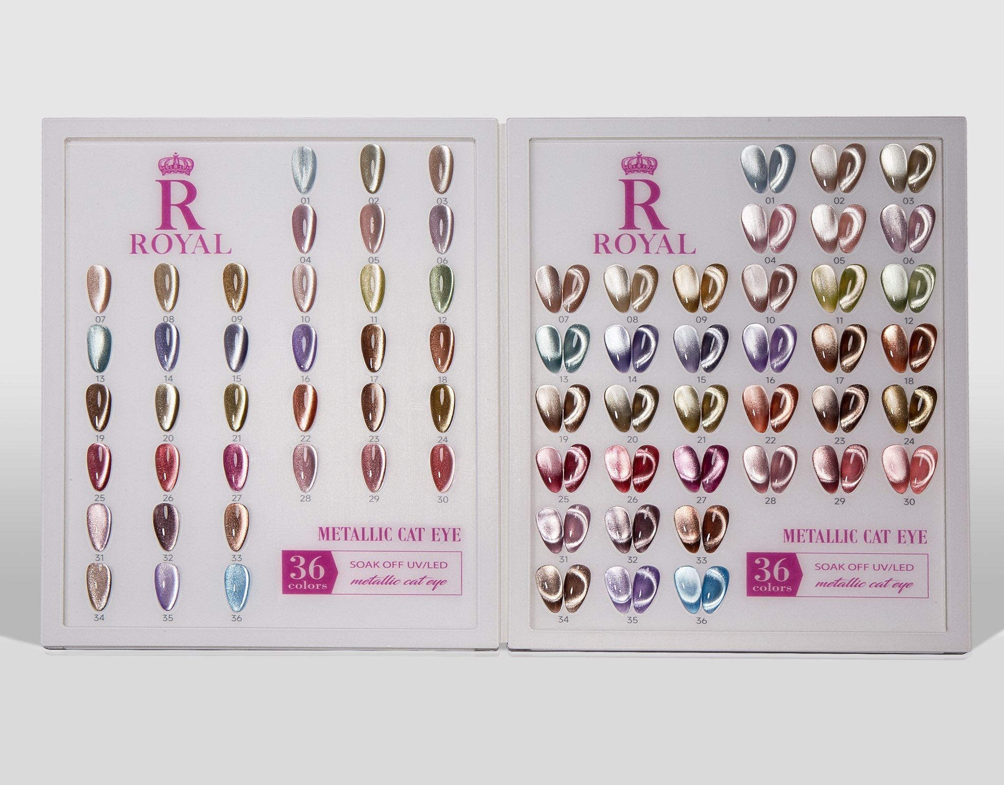 ROYAL NAIL ART - METALLIC CAT EYE COLLECTION | 36 COLORS