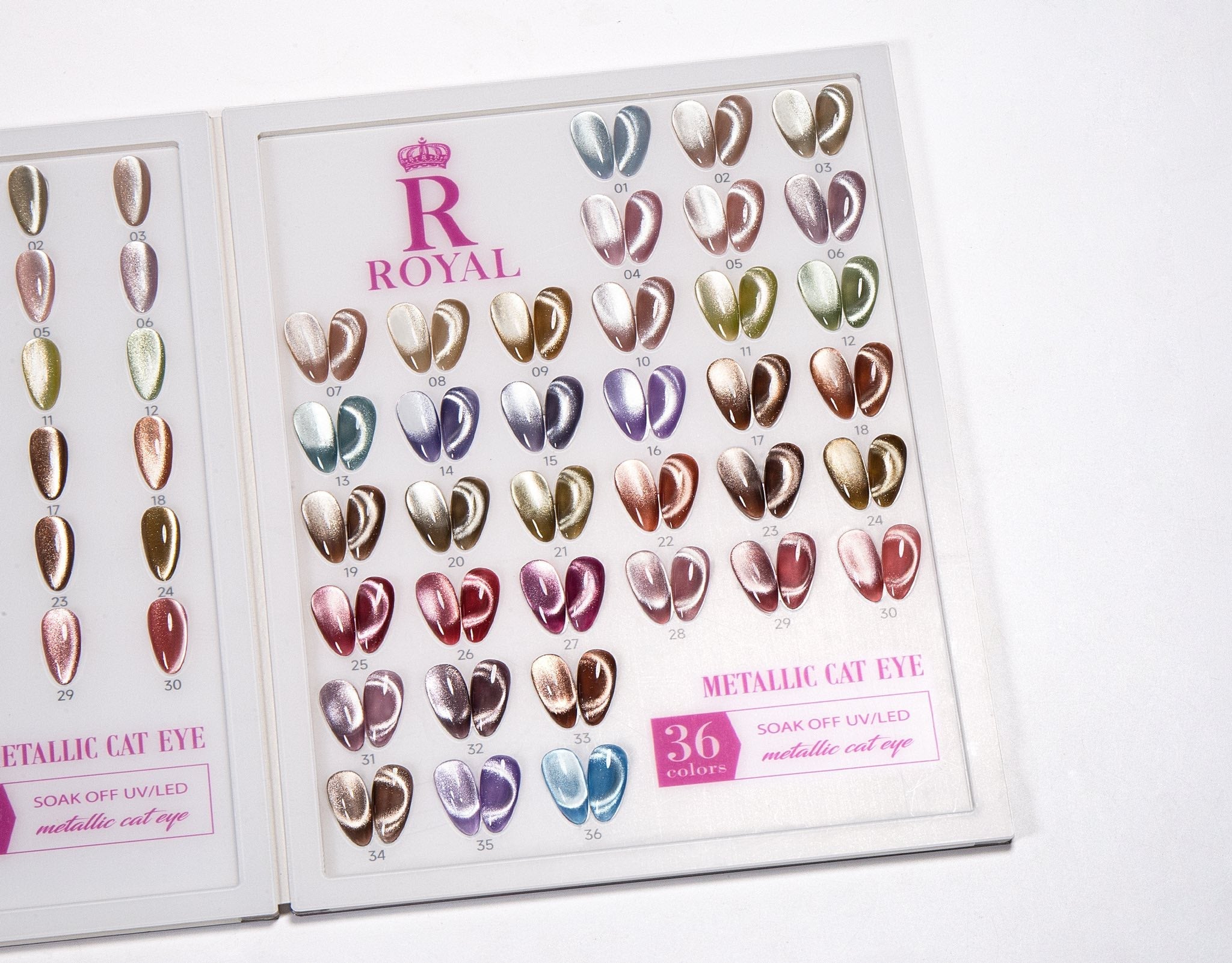 ROYAL NAIL ART - METALLIC CAT EYE COLLECTION | 36 COLORS
