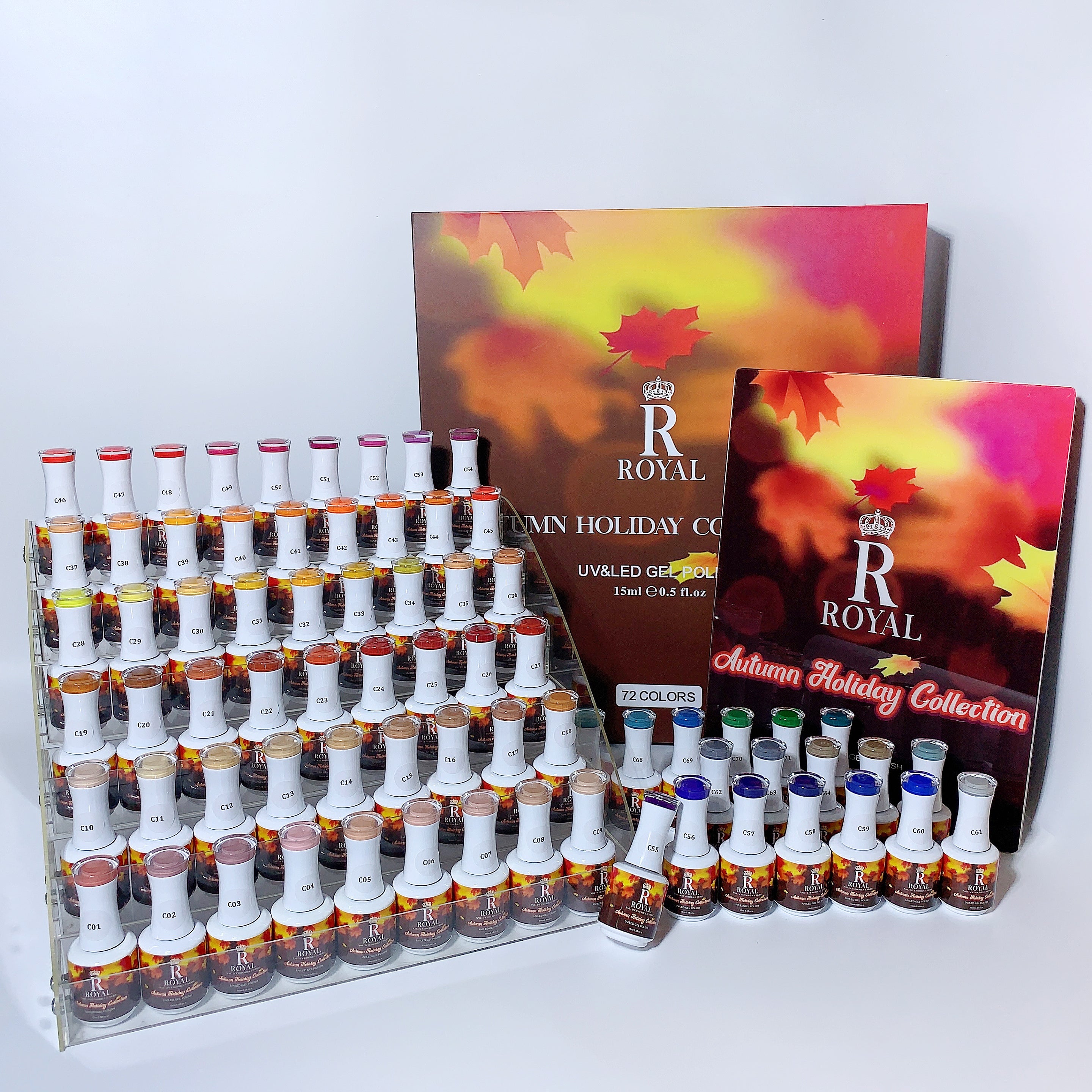 ROYAL NAIL ART - AUTUMN GEL COLLECTION | 72 COLORS