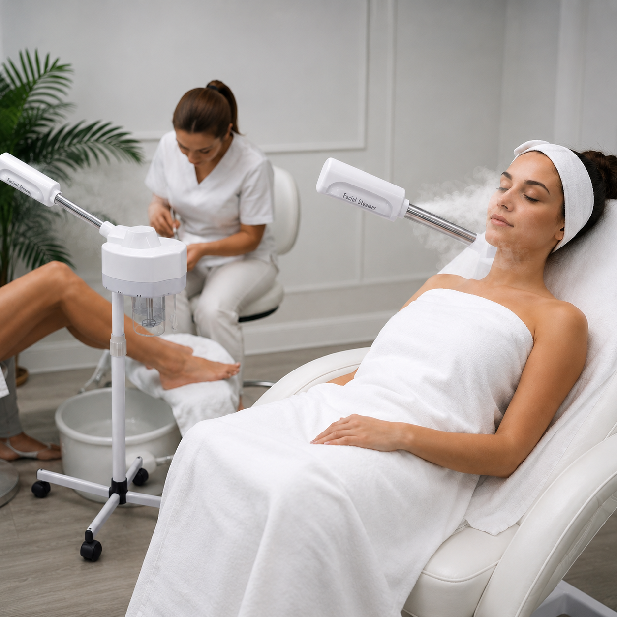 Pedicure & Facial Steamer - Set of 2