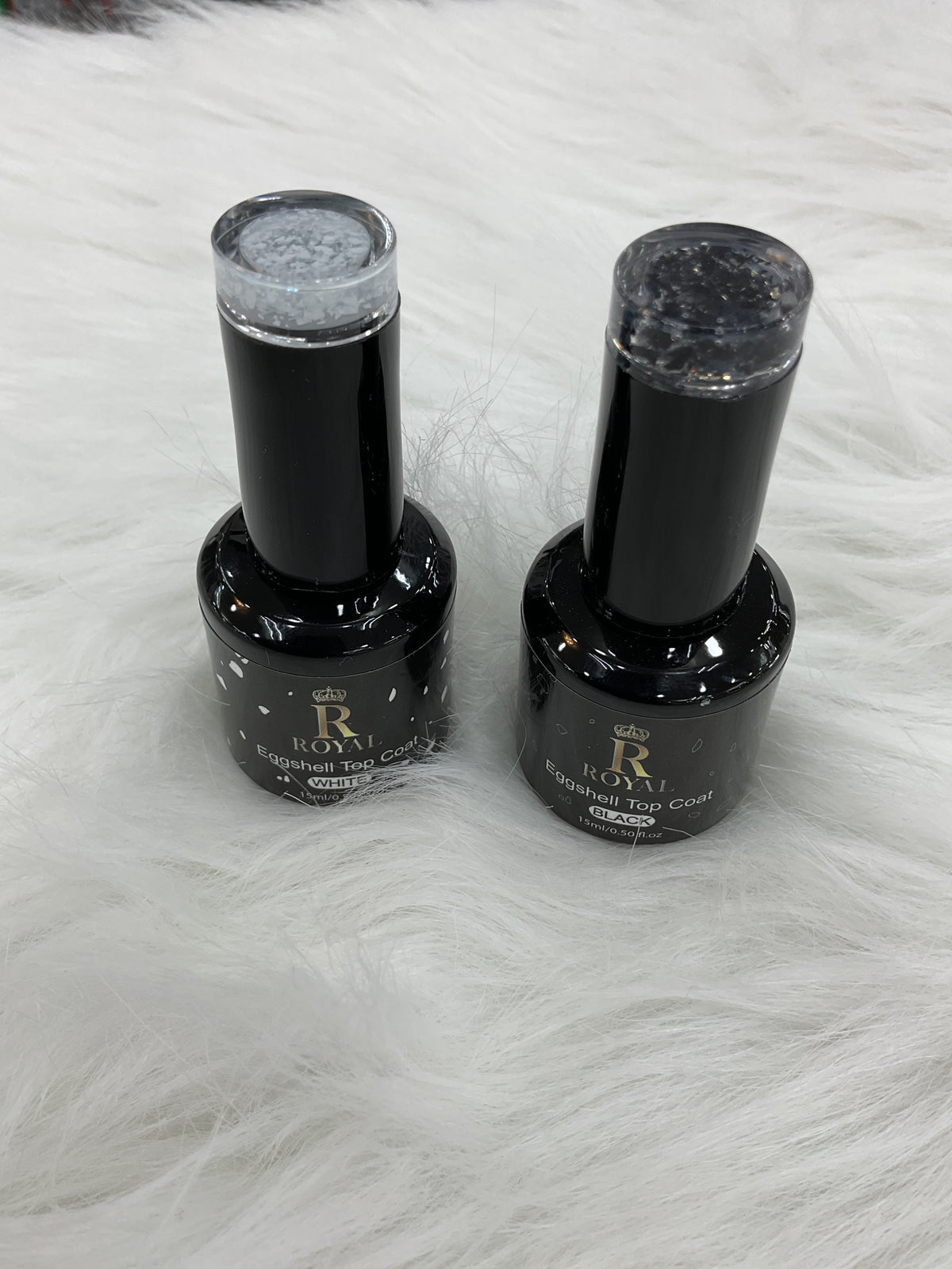 ROYAL EGGSHELL TOP 0.5 OZ BLACK/WHITE