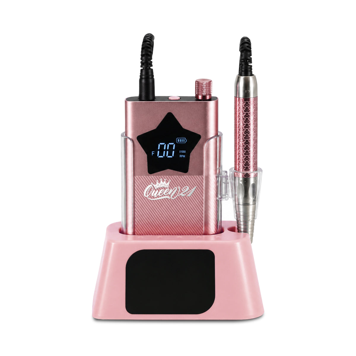 QUEEN 21 - Professional Nail Drill - Pink