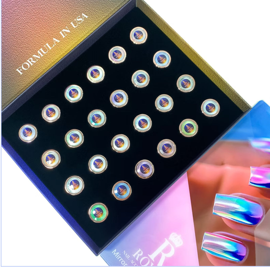 ROYAL MIRROR CHROME POWDER 24 COLORS