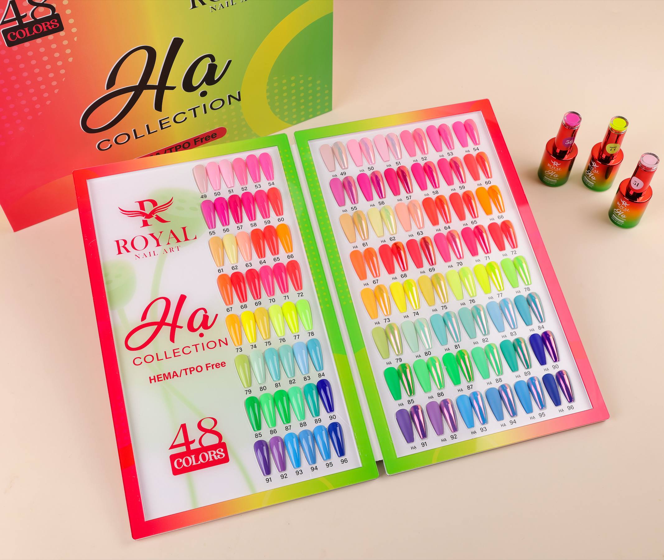 Royal Nail Art - "Hạ" Collection 48Pcs