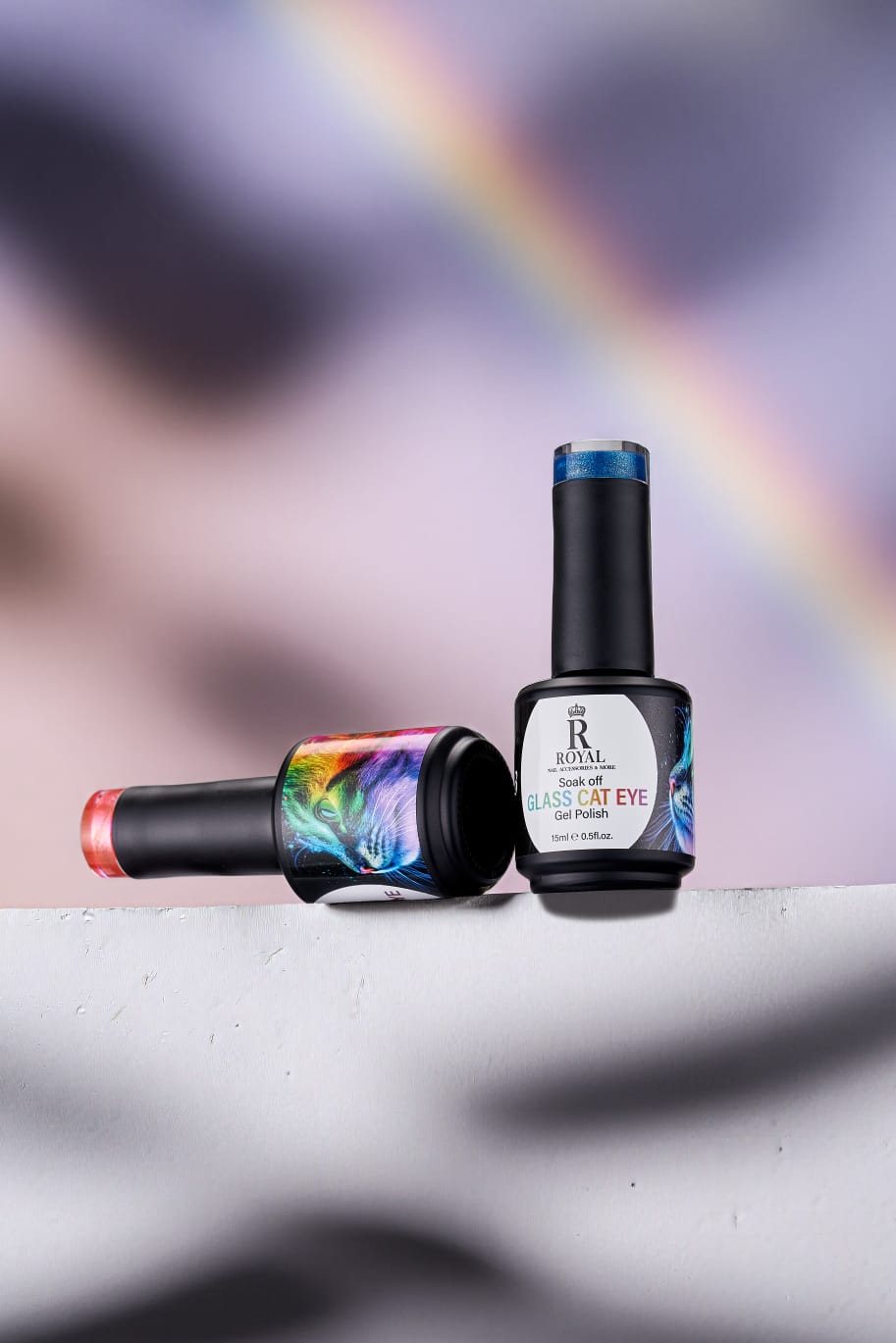 ROYAL NAIL ART - GLASS CAT EYE BOTTLE 15ML | 48 COLORS