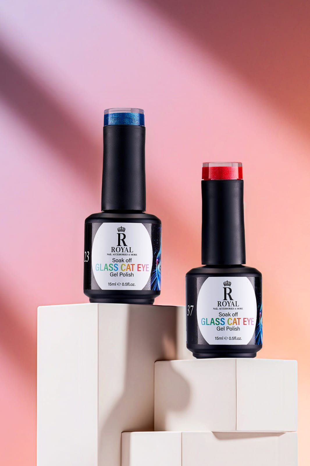 ROYAL NAIL ART - GLASS CAT EYE BOTTLE 15ML | 48 COLORS