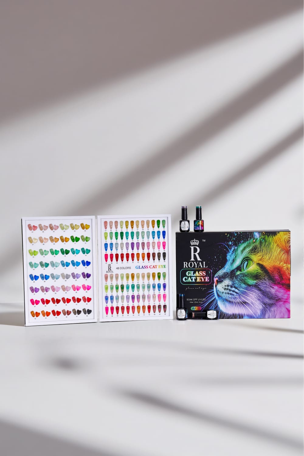 ROYAL NAIL ART - GLASS CAT EYE BOTTLE 15ML | 48 COLORS