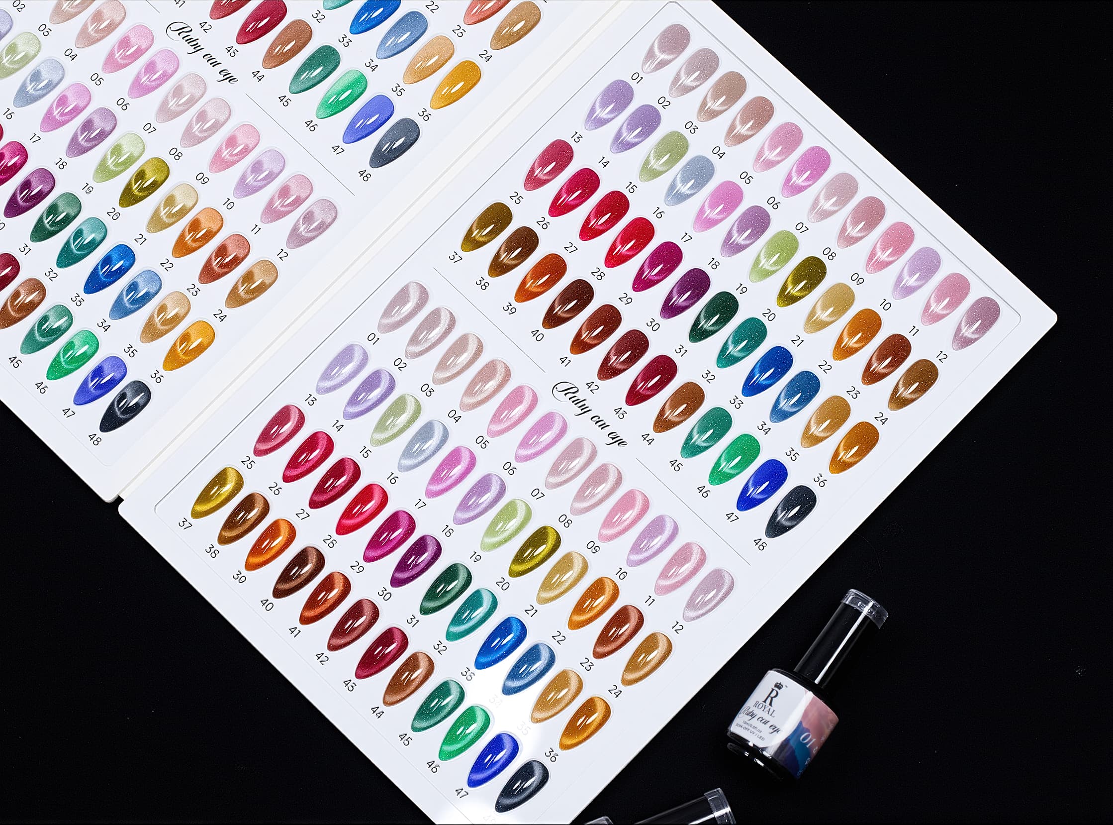 ROYAL NAIL ART - RUBY CAT EYE COLLECTION | 48 COLORS