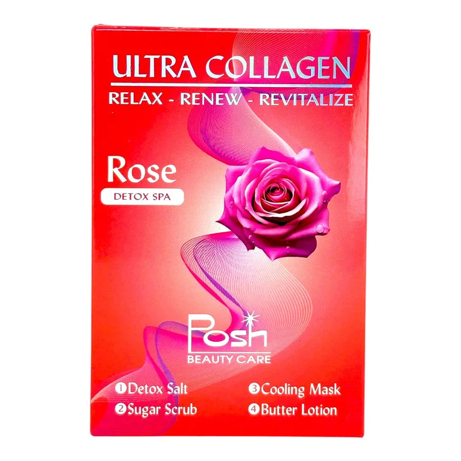 POSH DELUXE 4-IN-1 PEDICURE KIT ULTRA COLLAGEN - 50 PCS/CARTON