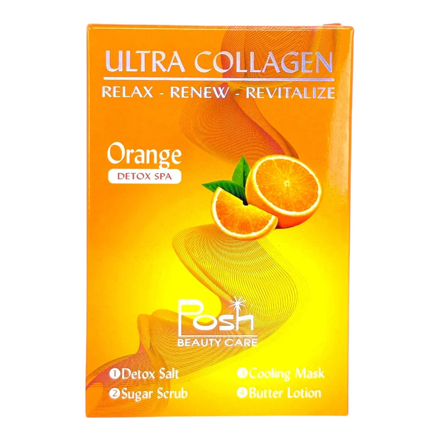 POSH DELUXE 4-IN-1 PEDICURE KIT ULTRA COLLAGEN - 50 PCS/CARTON