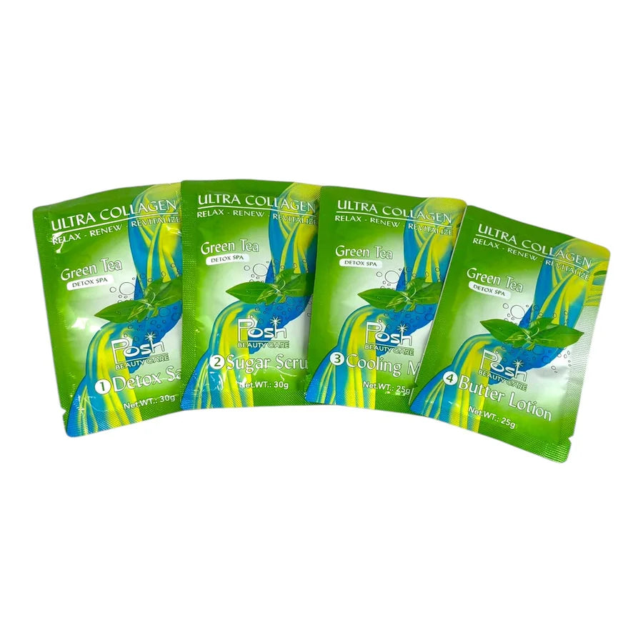 POSH DELUXE 4-IN-1 PEDICURE KIT ULTRA COLLAGEN - 50 PCS/CARTON