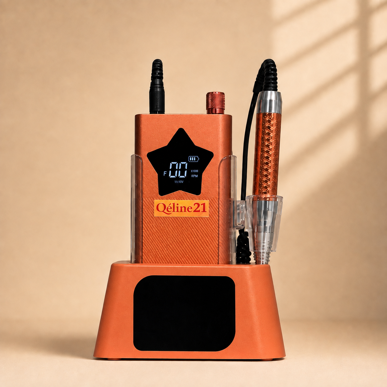 Qéline 21 - Professional Nail Drill - Orange