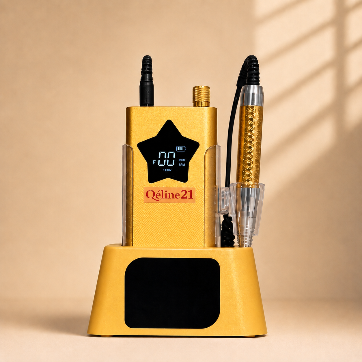 Qéline 21 - Professional Nail Drill - Yellow