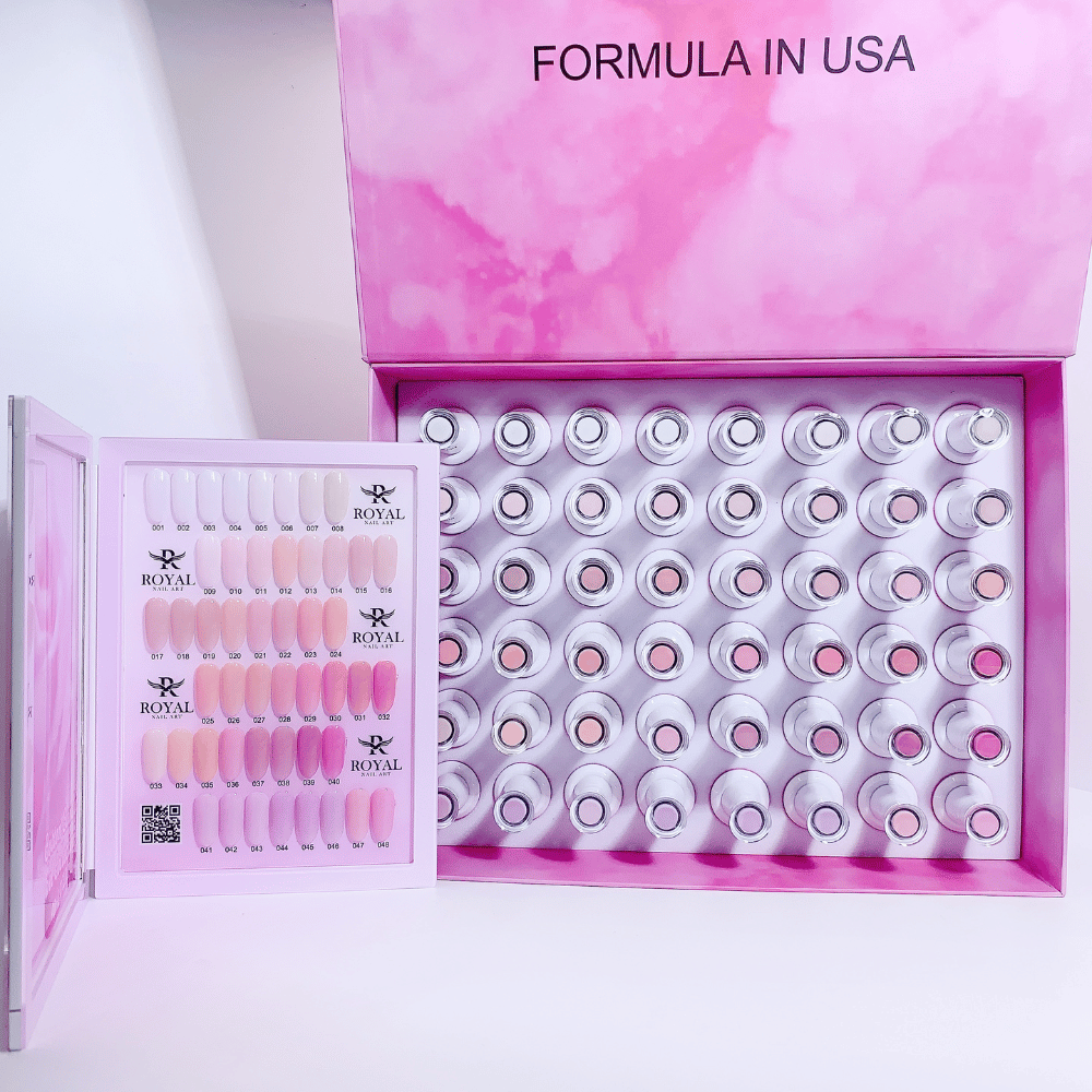 ROYAL NAIL ART - COTTON CANDY FULL COLLECTION 48PCS