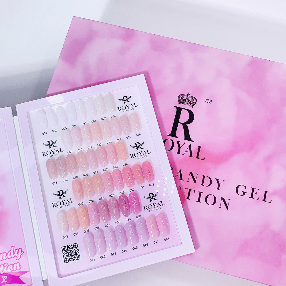 ROYAL NAIL ART - COTTON CANDY FULL COLLECTION 48PCS