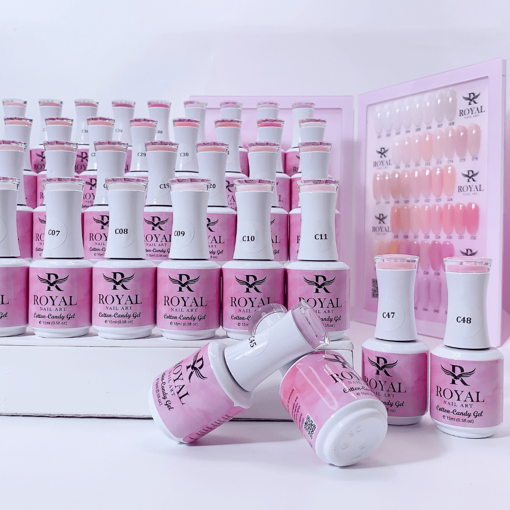 ROYAL NAIL ART - COTTON CANDY FULL COLLECTION 48PCS