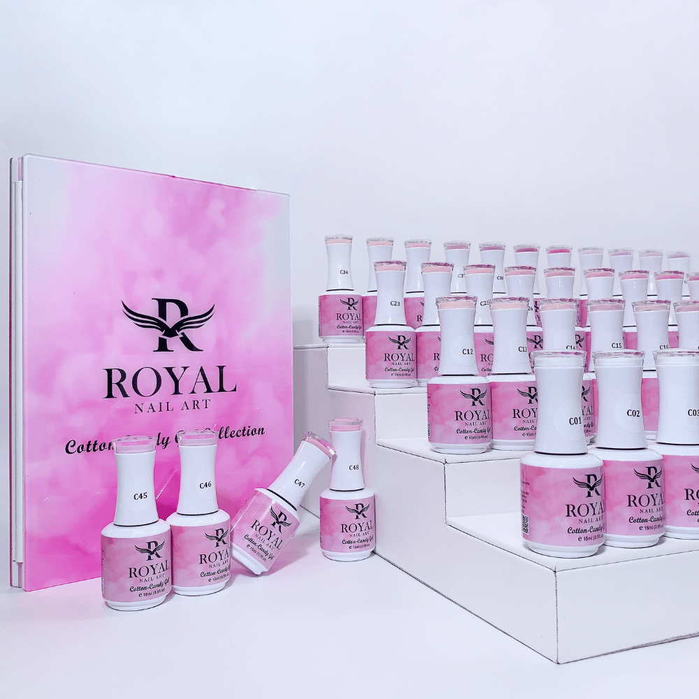 ROYAL NAIL ART - COTTON CANDY FULL COLLECTION 48PCS