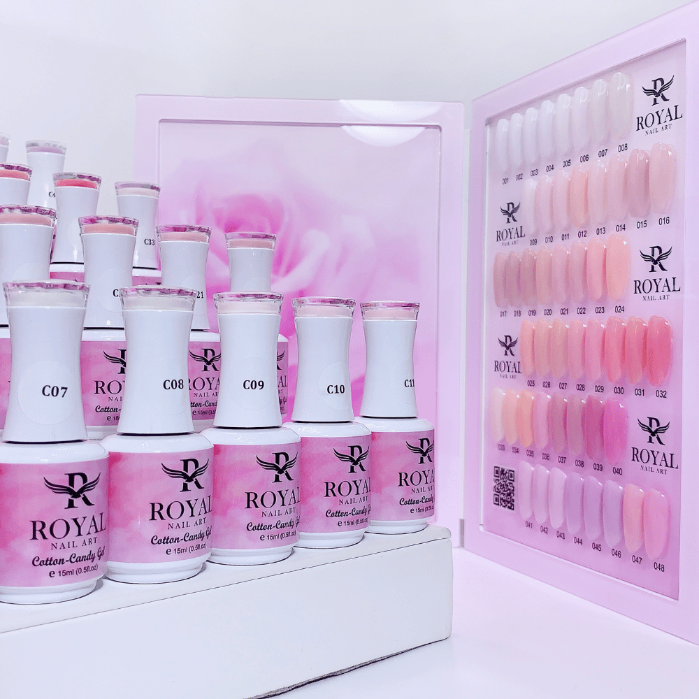 ROYAL NAIL ART - COTTON CANDY FULL COLLECTION 48PCS