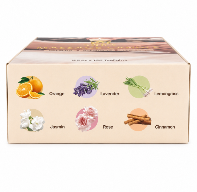 Massage Oil Candles - 100pc