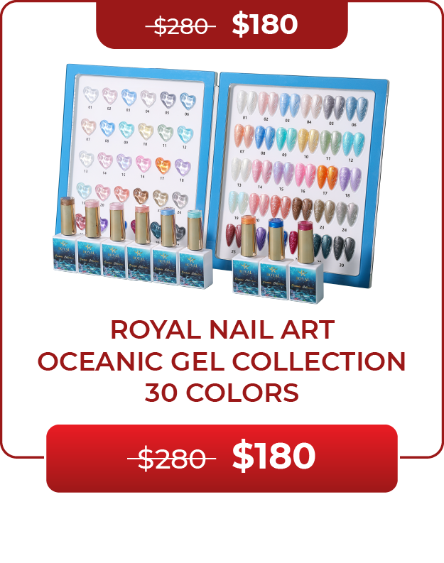 DEALS - Royal Nail Art Oceanic Gel Collection 30 Colors - SAVE 64%