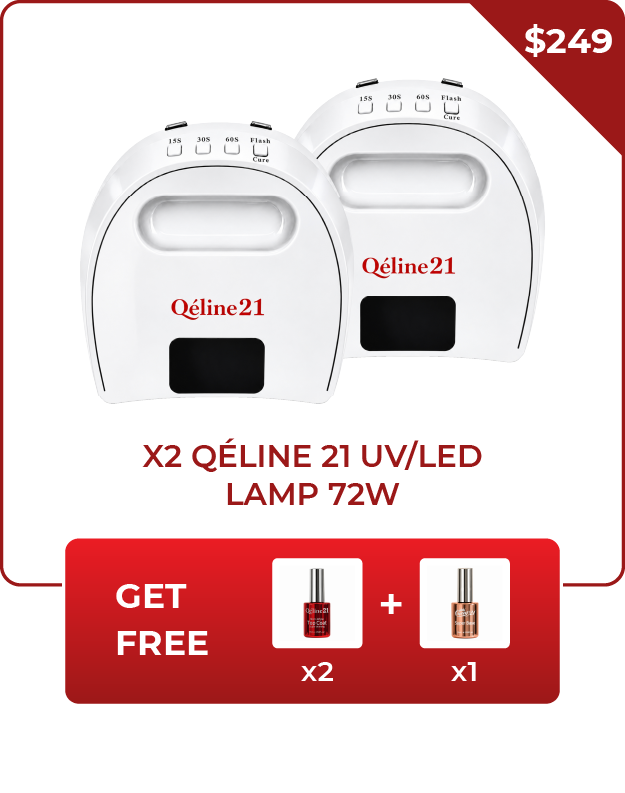 DEALS - Qéline21 Professional 72W UV/LED Nail Lamp Duo Set