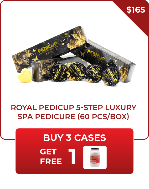 DEALS - ROYAL PEDICUP 5-STEP LUXURY SPA PEDICURE (60 PCS/BOX)