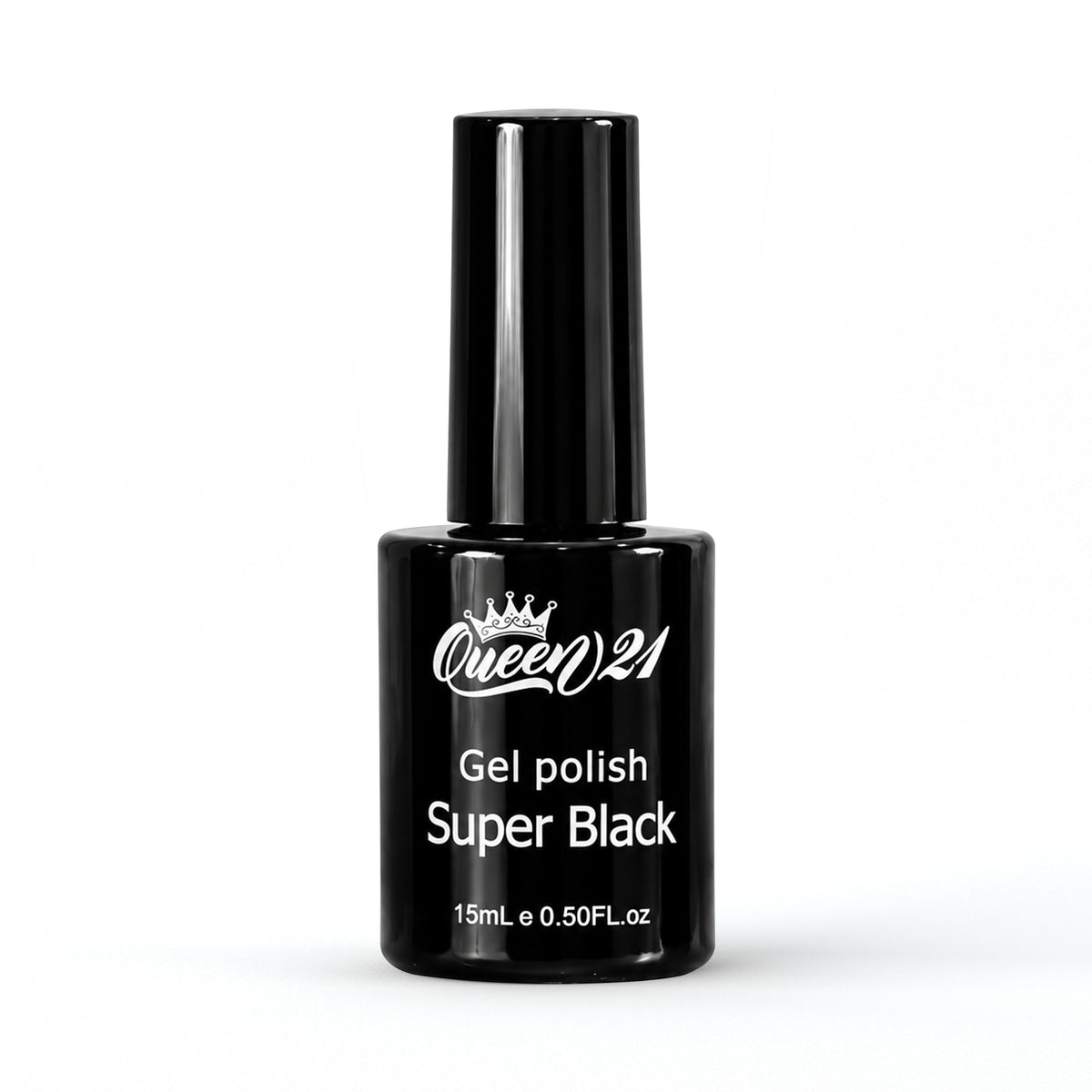QUEEN 21 - Super Black Gel Polish 15ml/0.5oz