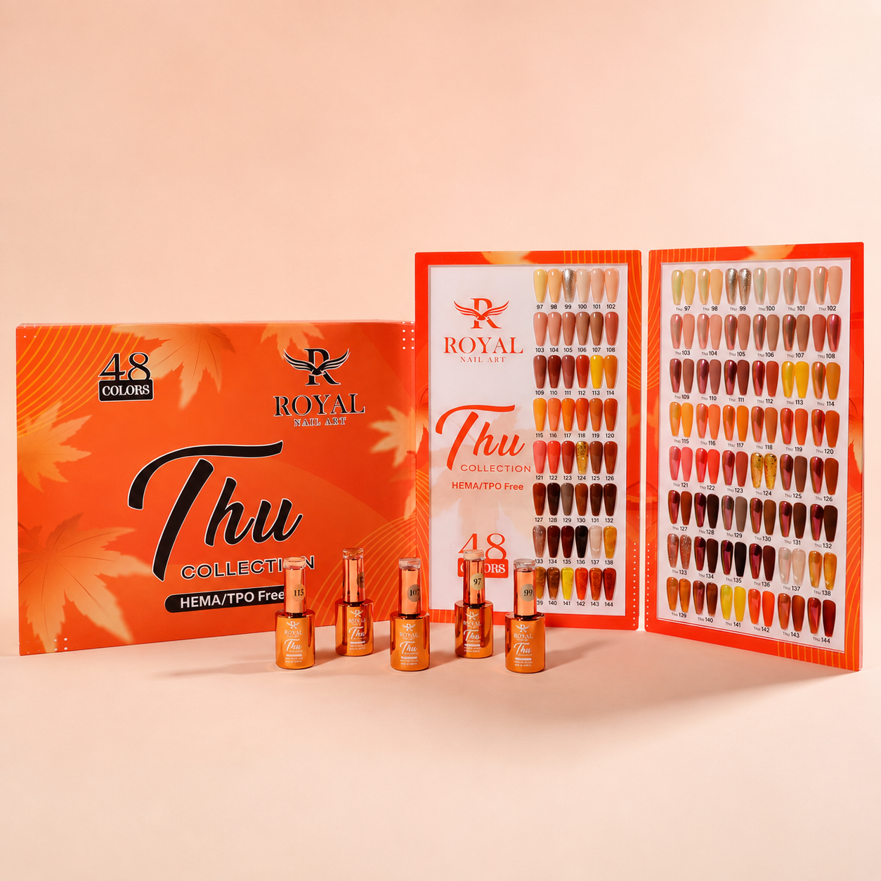 Royal Nail Art - "Thu" Collection 48Pcs