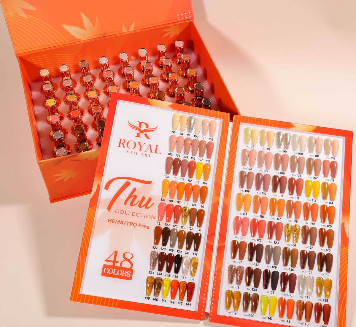 Royal Nail Art - "Thu" Collection 48Pcs
