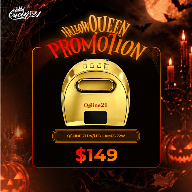 QUEEN 21 - Qeline21 UV/LED Lamp 72W - GOLD