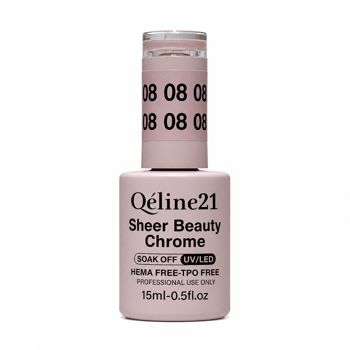 QUEEN 21 - Qéline 21 Sheer Beauty Chrome #08 - Bottle 15ml/0.5 fl.Oz
