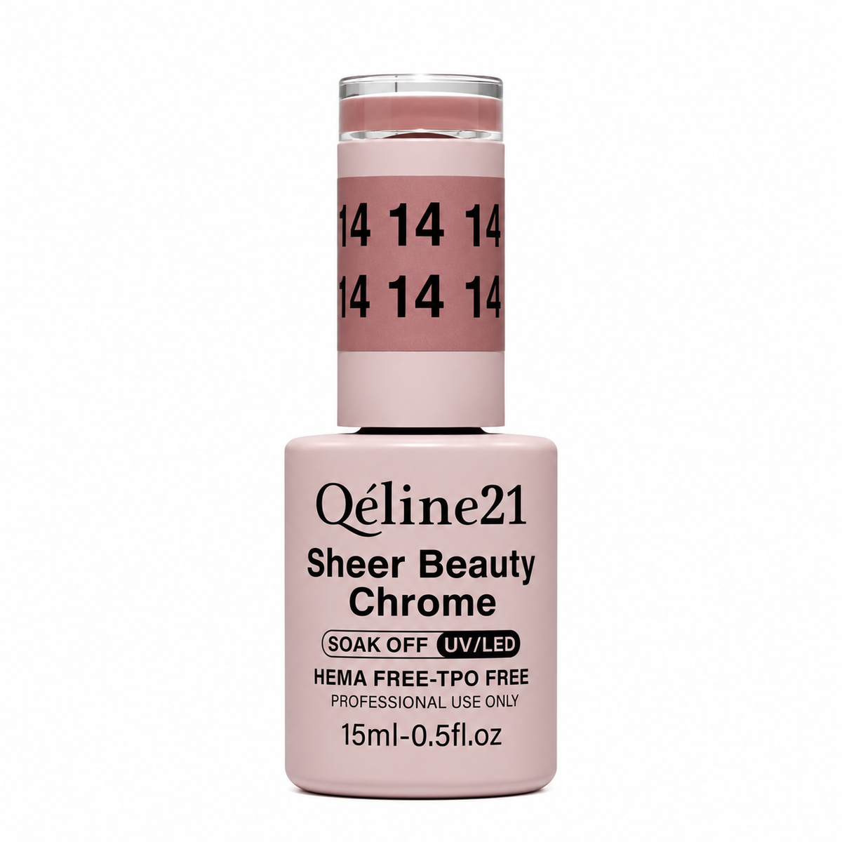 QUEEN 21 - Qéline 21 Sheer Beauty Chrome #14 - Bottle 15ml/0.5 fl.Oz