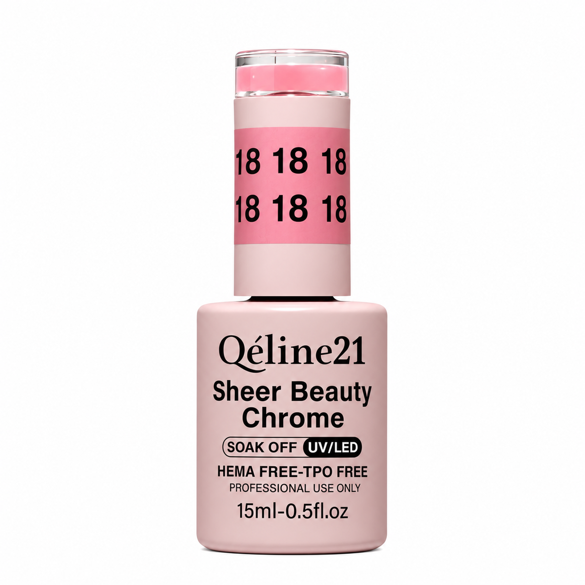 QUEEN 21 - Qéline 21 Sheer Beauty Chrome #18 - Bottle 15ml/0.5 fl.Oz