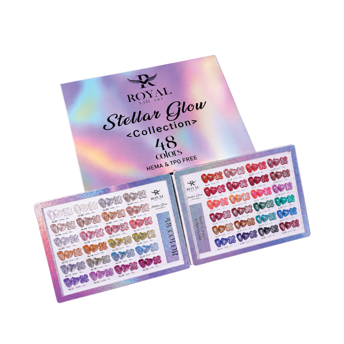 ROYAL NAIL ART - Stellar Glow Collection - 48 Colors