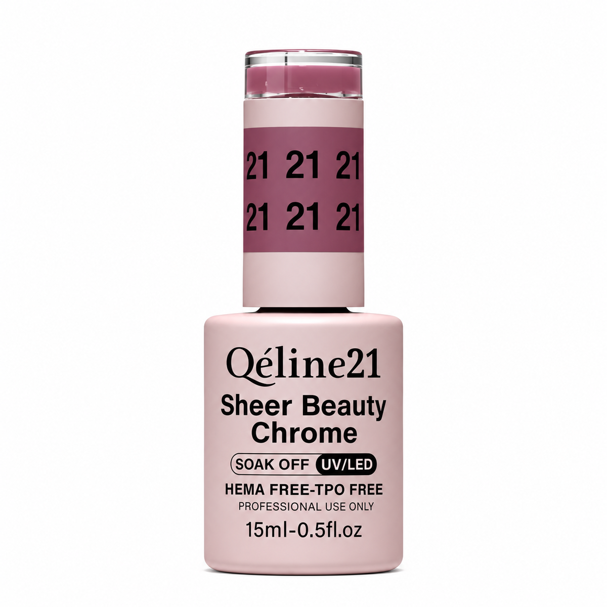QUEEN 21 - Qéline 21 Sheer Beauty Chrome #21 - Bottle 15ml/0.5 fl.Oz