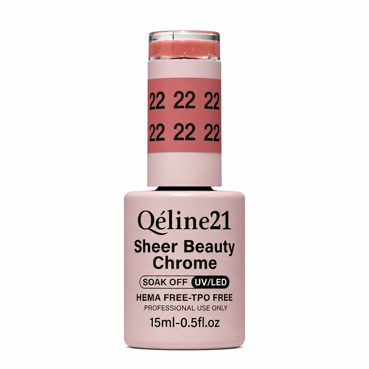 QUEEN 21 - Qéline 21 Sheer Beauty Chrome #22 - Bottle 15ml/0.5 fl.Oz