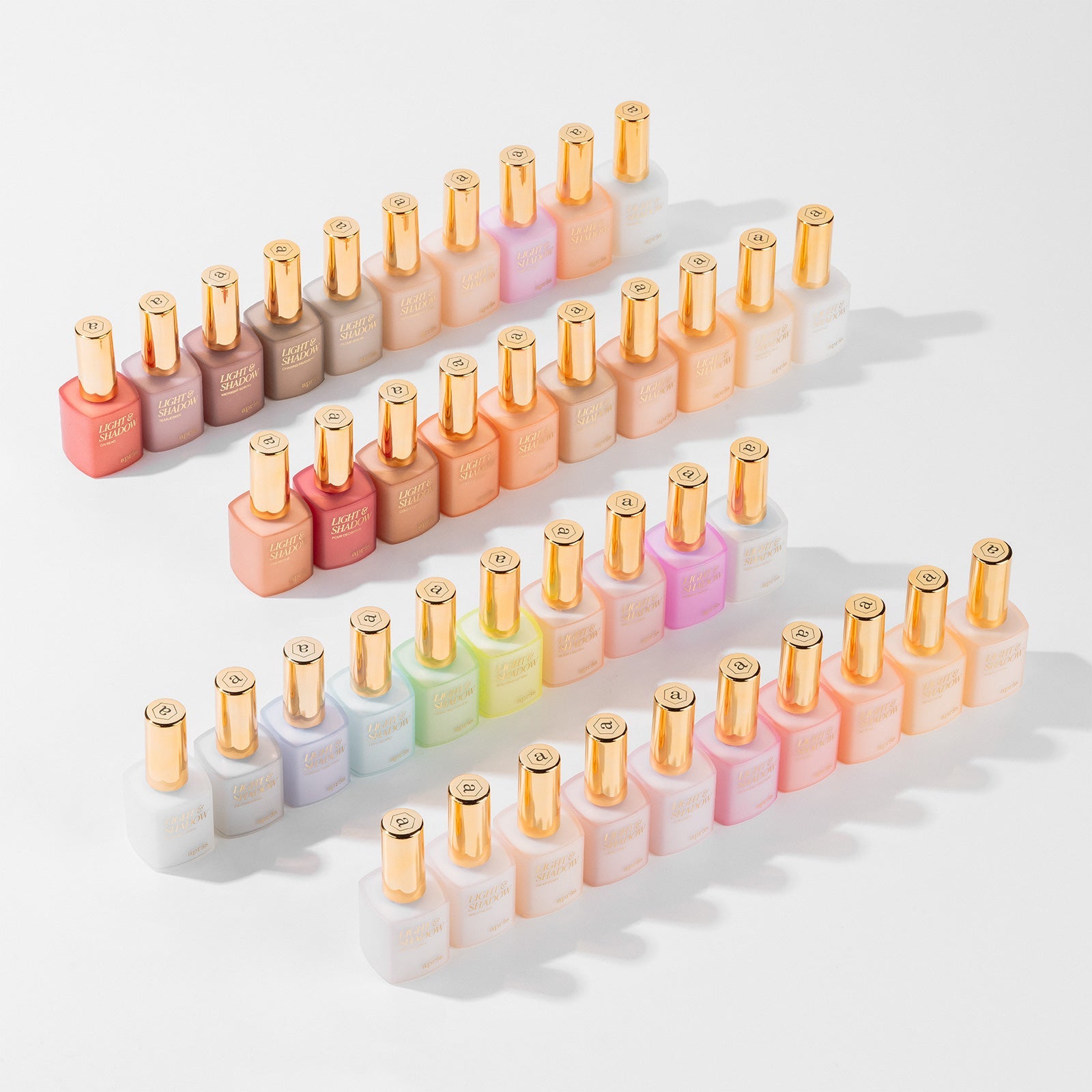 Apres - LIGHT & SHADOW COLLECTION - 40PCS SHEER GEL COLORS, 10ML