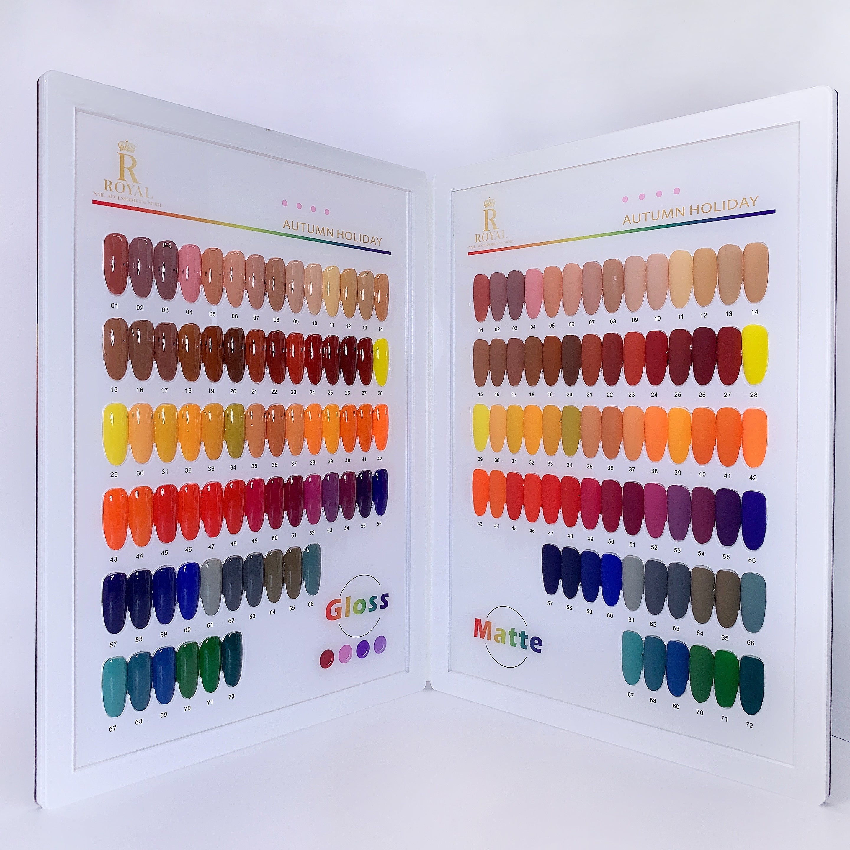 ROYAL NAIL ART - AUTUMN GEL COLLECTION | 72 COLORS