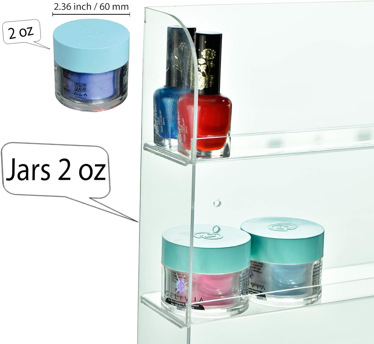 PROFESSIONAL NAIL POLISH DISPLAY RACK