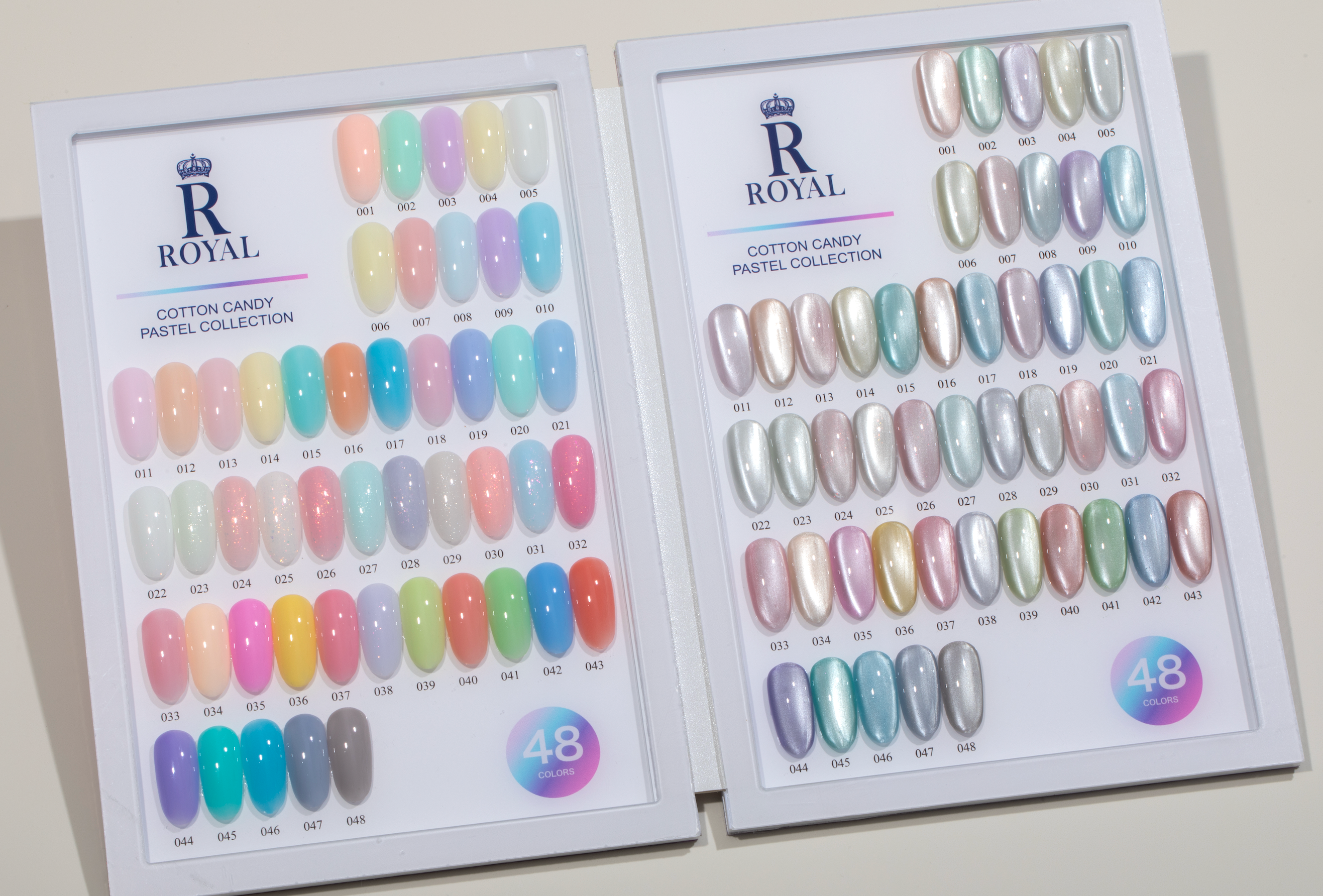ROYAL NAIL ART - COTTON CANDY PASTEL COLLECTION – 48 COLORS