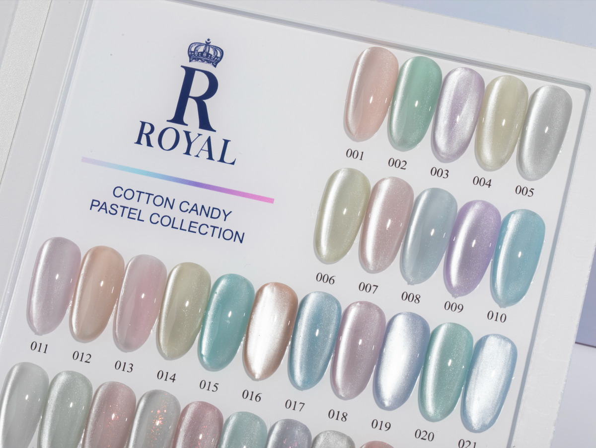 ROYAL NAIL ART - COTTON CANDY PASTEL COLLECTION – 48 COLORS