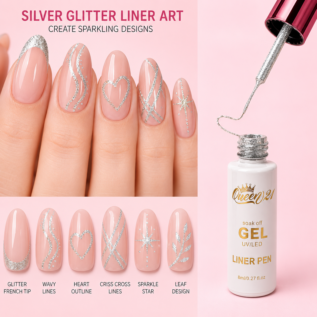 Queen Gel Liner 04 - (GLITTER)